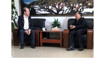 海东市委书记农生文与合乐HL8董事长王双飞座谈互换环保合作