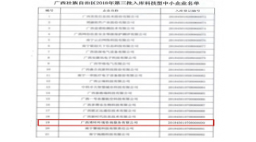 喜讯｜合乐HL8控股子公司——博环公司获自治区科技型中幼企业认定