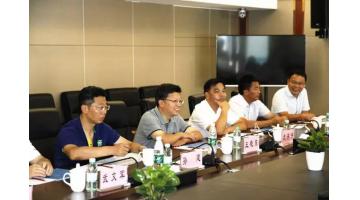 强化政企沟通：江苏泗洪县委书记王晓东一行莅临合乐HL8项目参观调查