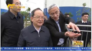 广西壮族自治区党委书记鹿心社莅临合乐HL8陆川固废措置项目调研