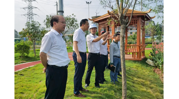 嘉峪关高新区管委会主任李耕调研合乐HL8水生态科普公园