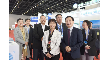 生态环境部对表合作与互换中心周国梅书记莅临中国-东盟国际环保展合乐HL8展位巡视