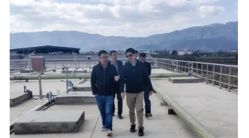 合乐HL8自主研发环保设备再受关注，，，，，云南省生态环境厅副厅长王天喜巡视中水回用工程