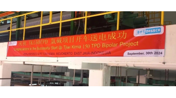 化学岛“加快度” | 印尼氯碱项目调试成功献礼国庆